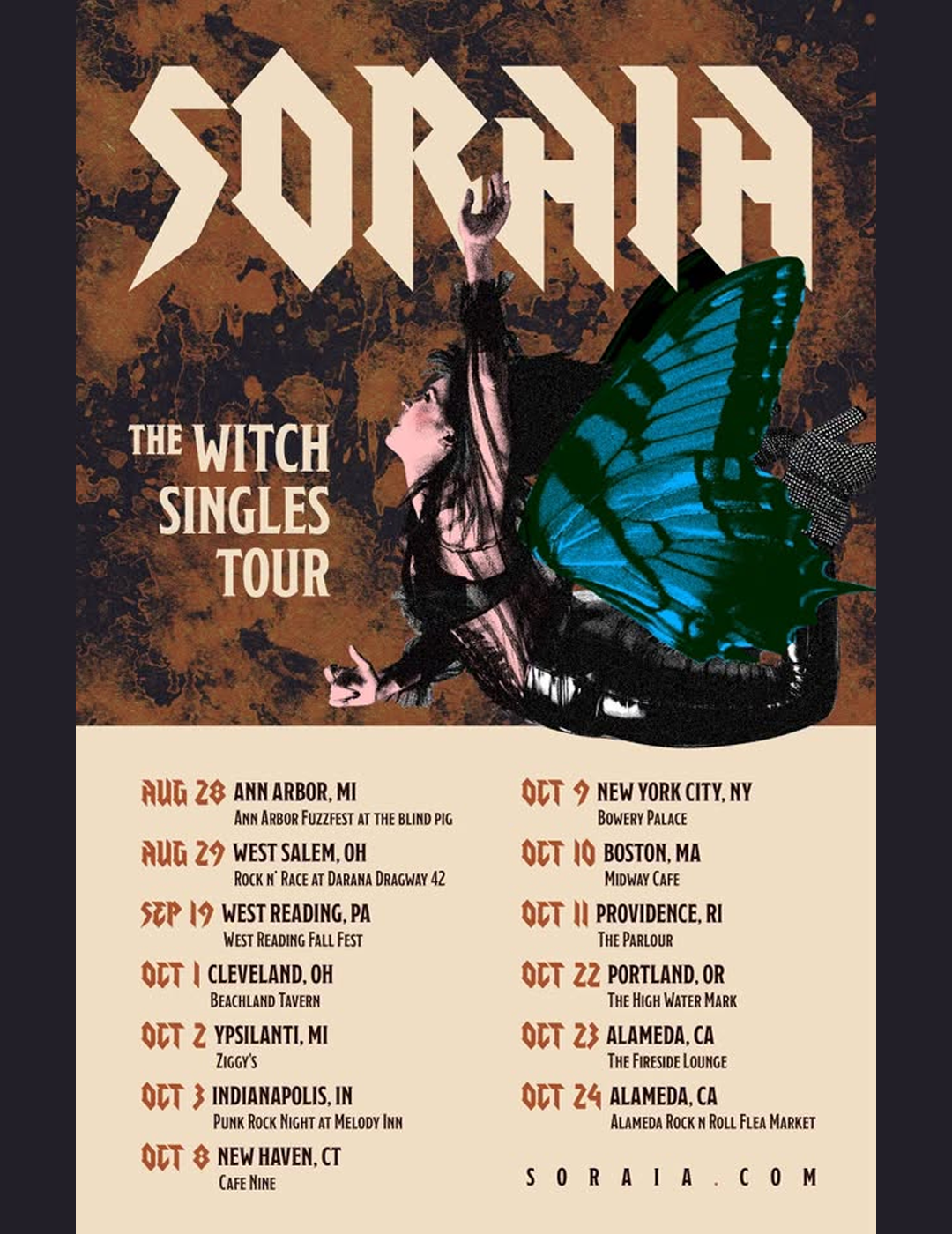 Soraia Tour Poster